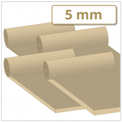 NR Para Gummimatte 5 mm stark 40 ±5° Shore A beige