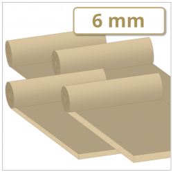 NR Para Gummiplatte 6 mm stark 40 ±5° Shore A beige
