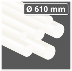 Polyamid Guss Rundstab Ø 610 mm natur (PA6 G Rundstab gegossen)