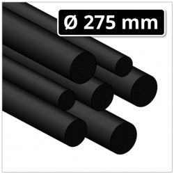 PA6 Guss Rundstab Ø 275 mm schwarz (Polyamid G Rundstab gegossen)