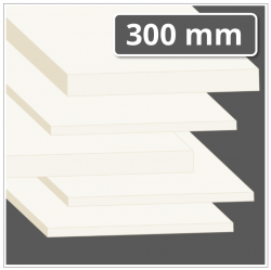 Polyamid Guss Platte 300 mm stark natur (PA6 G Platte gegossen)