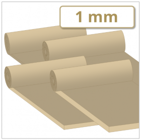 NR Para Gummiplatte 1 mm stark 40 ±5° Shore A beige