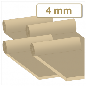 NR Para Gummiplatte 4 mm stark 40 ±5° Shore A beige