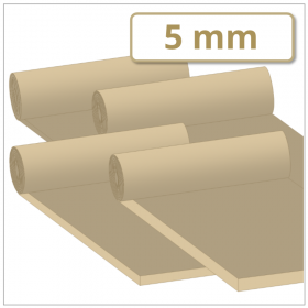 NR Para Gummimatte 5 mm stark 40 ±5° Shore A beige
