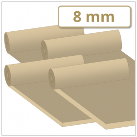 NR Para Gummimatte 8 mm stark 40 ±5° Shore A beige