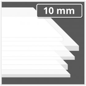 Silikonmatte 10 mm stark 60 ±5° Shore A transluzent - FDA-konform